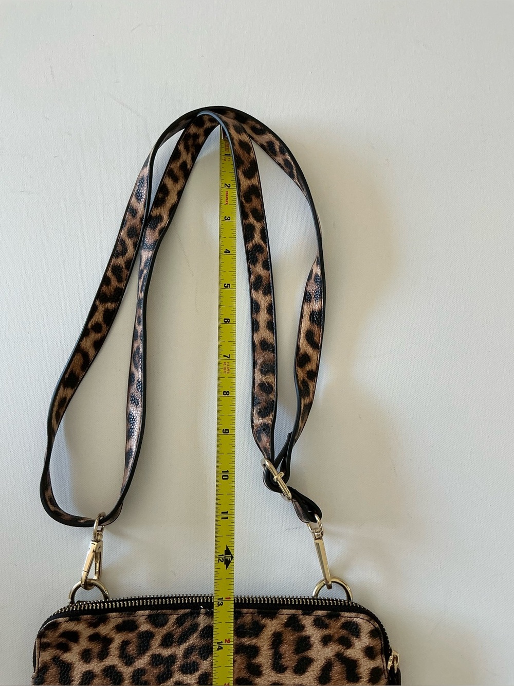 Litt Crossbody by PurseN Leopard Print Bag Lighted Interior RFID Travel Purse - Picture 16 of 16